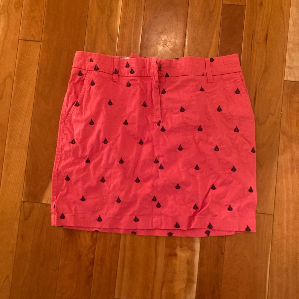 Skirt with Sailboat Design